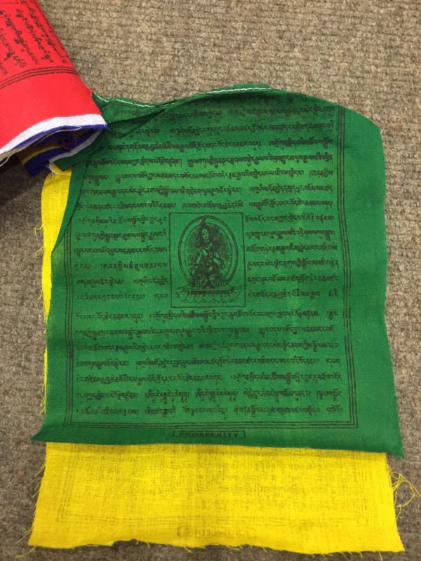 Tibetan Pure cotton Buddhist prayer flag/lungta/large/ 25 Leaves /6 Meter Approx