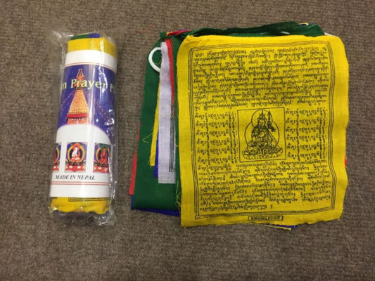 Tibetan Pure cotton Buddhist prayer flag/lungta/large/ 25 Leaves /6 Meter Approx