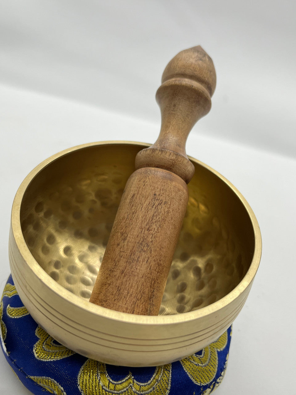 Tibetan buddhist handmade small brass singing bowl