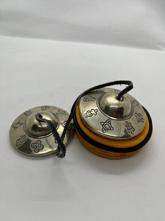 Tibetan Buddhist handmade tingsha bells / cymbals