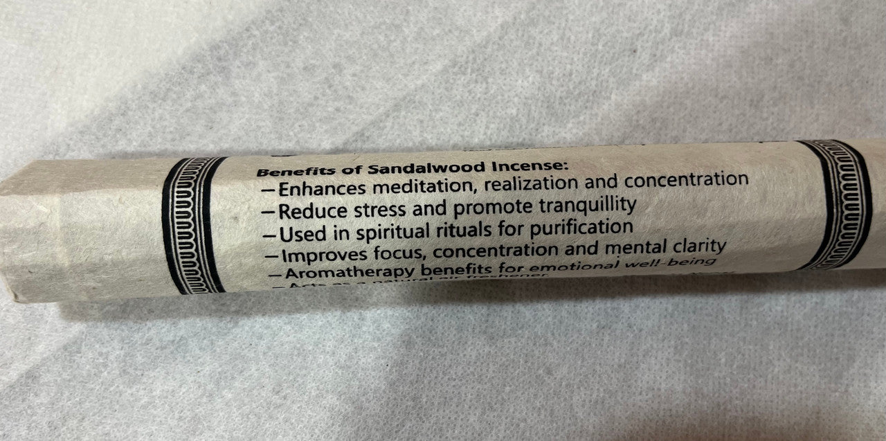 Tibetan buddhist sandalwood incense sticks