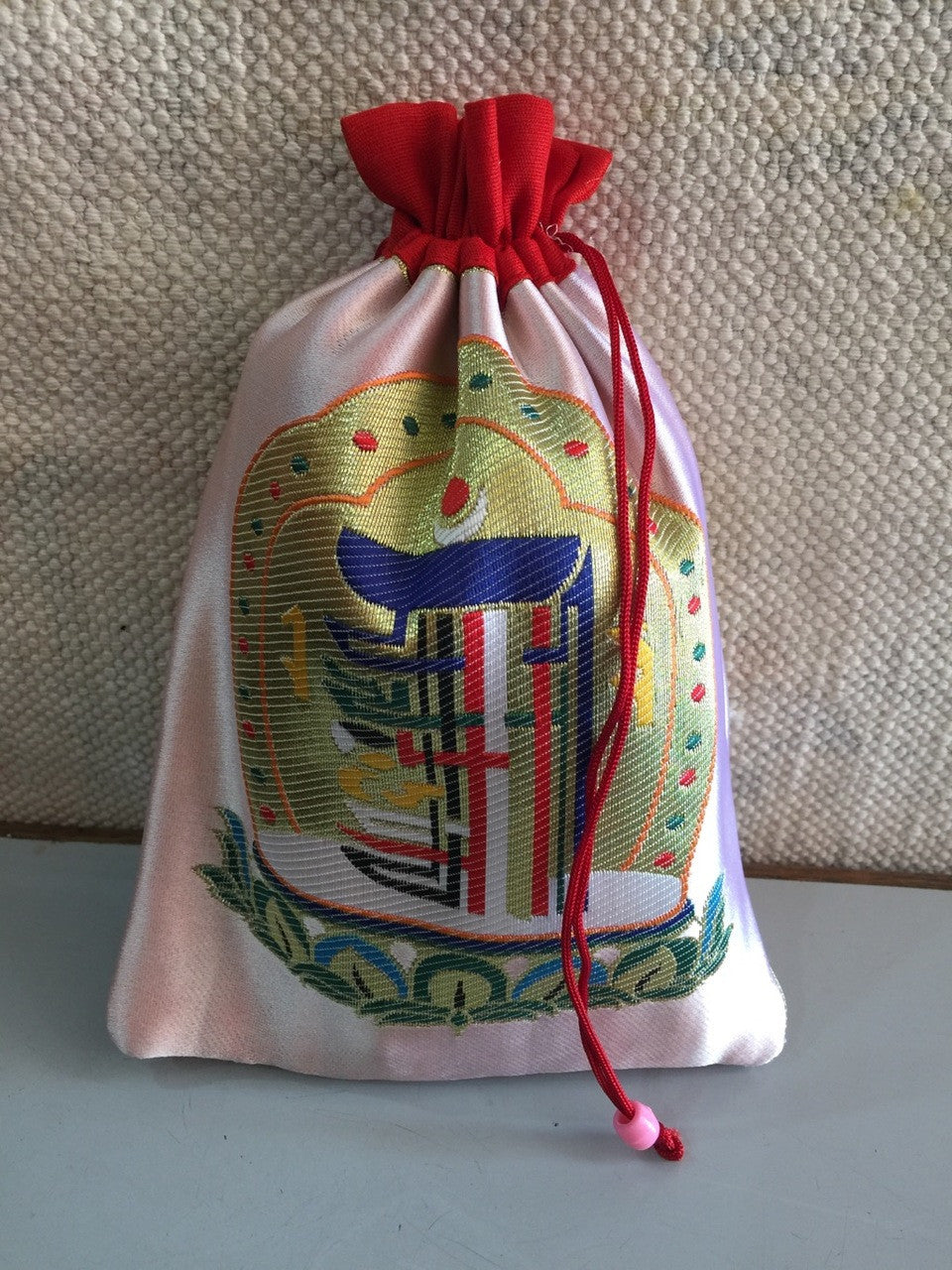 Tibetan high quality  kalachakra silk brocade Jewelry / Mala Bag