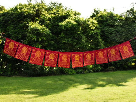 Tibetan Buddhist Vajrayogini/Vajra yogini cotton prayer flags