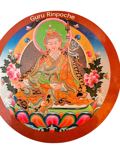 Tibetan buddhist ritual different deities and mandala fridge magnets / from Nepal