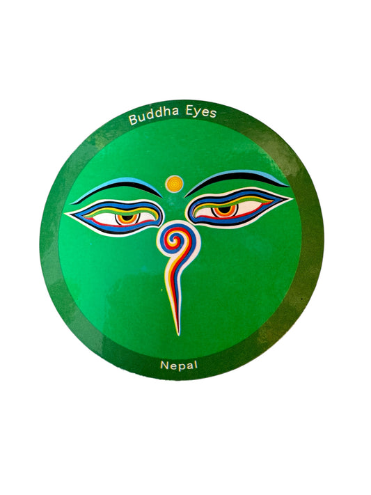 Tibetan buddhist ritual different deities and mandala fridge magnets / from Nepal