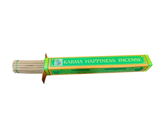 Nepalese buddhist traditional handmade natural karma happiness incense stick / free incense holder