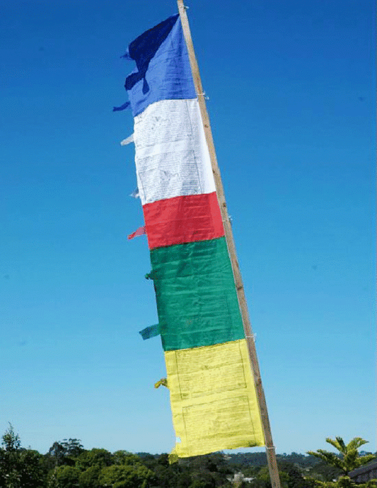 Tibetan Small Vertical Cotton Prayer Flag