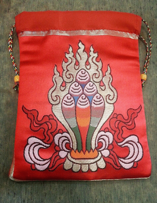 Tibetan high quality silk brocade norbu design Mala Bag /Jewelry Pouches