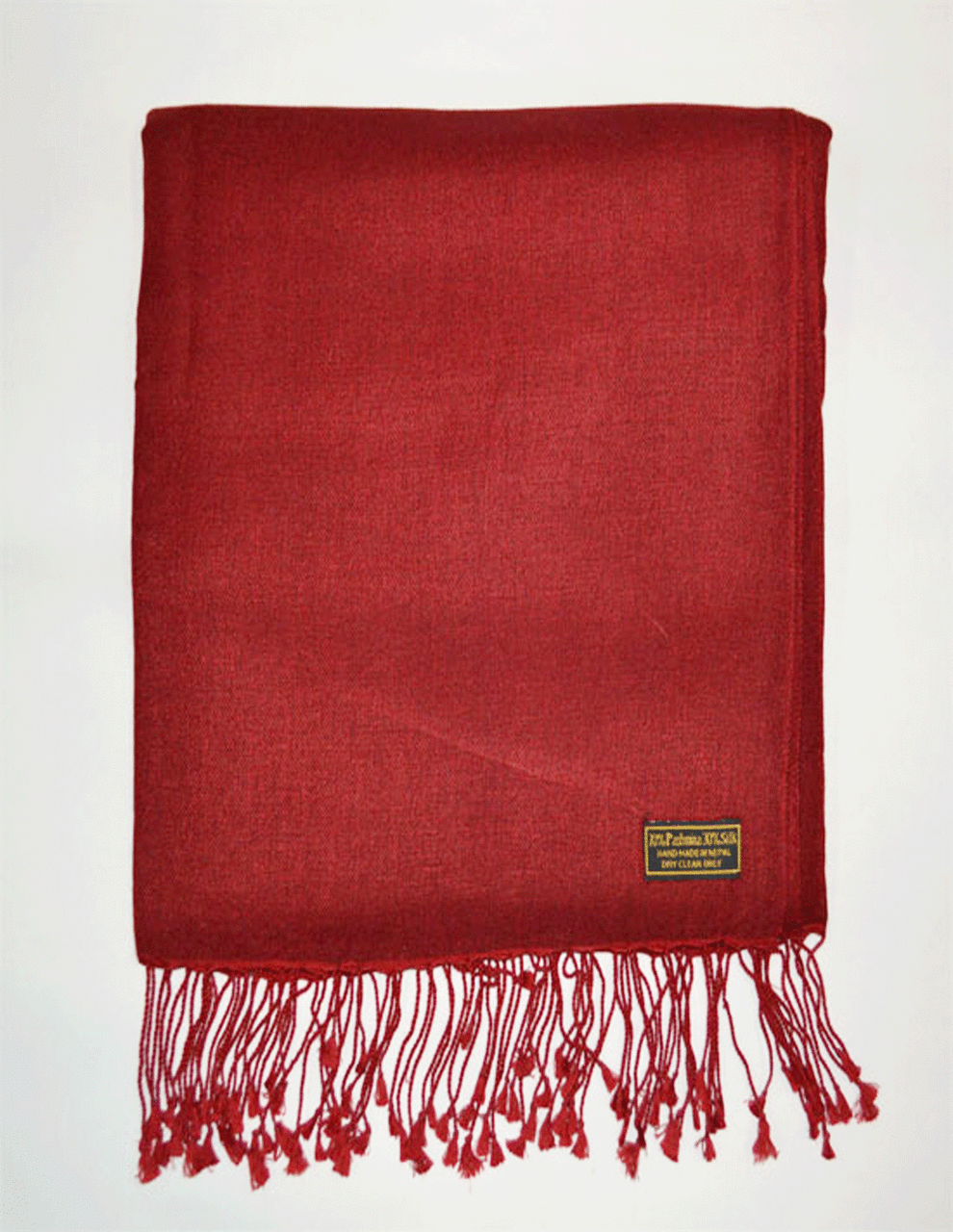 Tibetan meditation pashmina and silk monk shawl