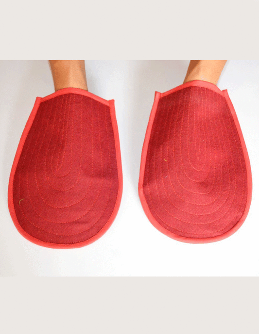 Tibetan Buddhism prostration hand pads / mats / gloves