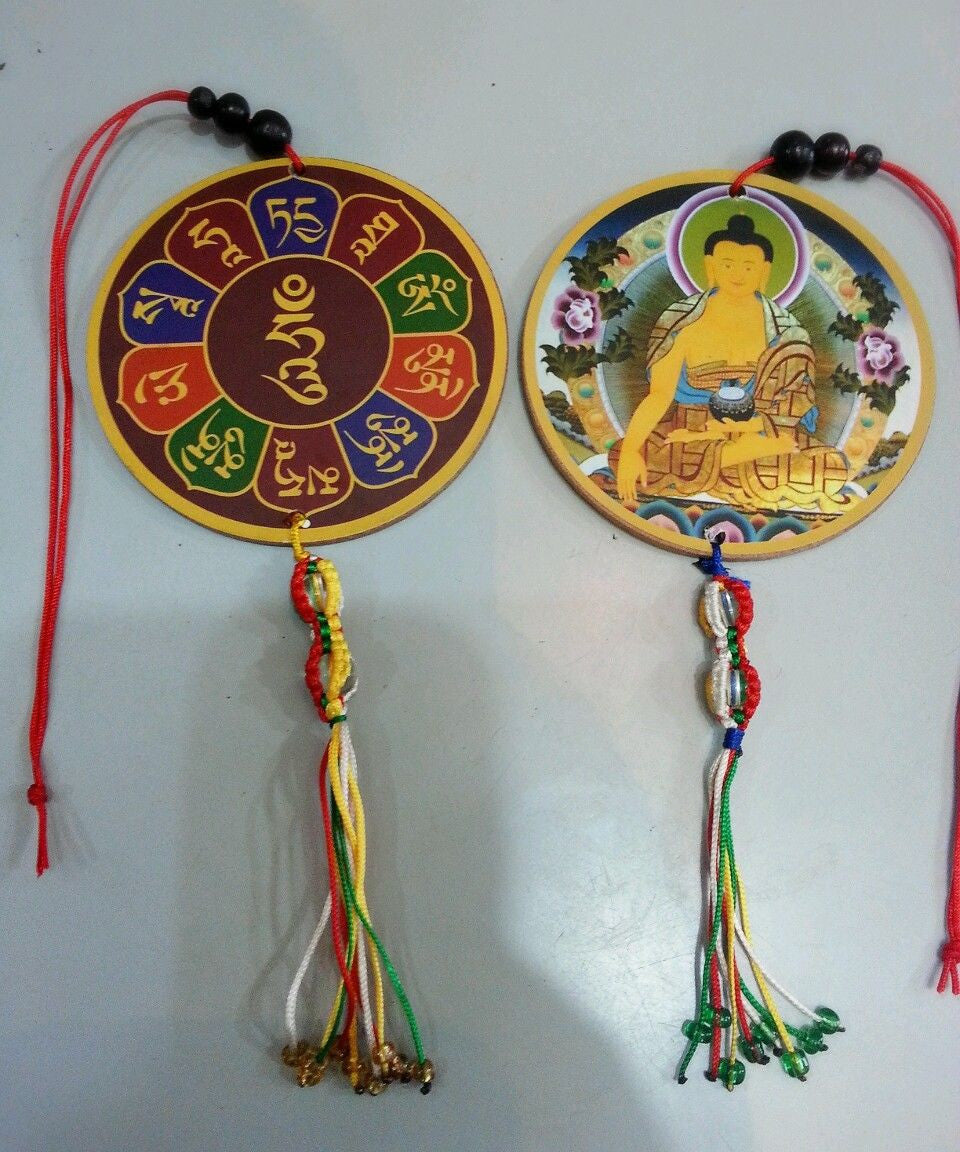 Tibetan buddhism shakyamuni buddha car hanging / door hanging