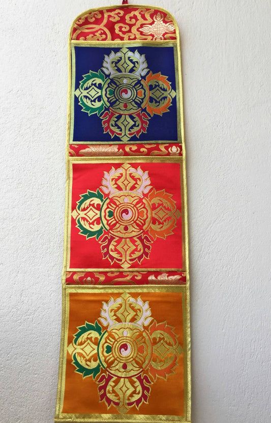 Tibetan buddhist dorje design Letter Holder / Wall Hanging