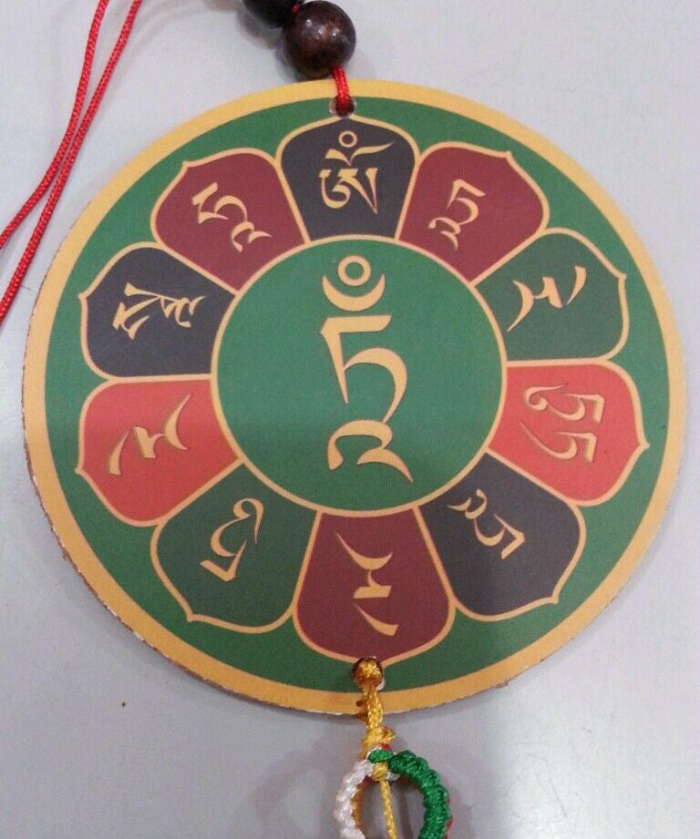 Tibetan buddhism green tara car hanging / door hanging