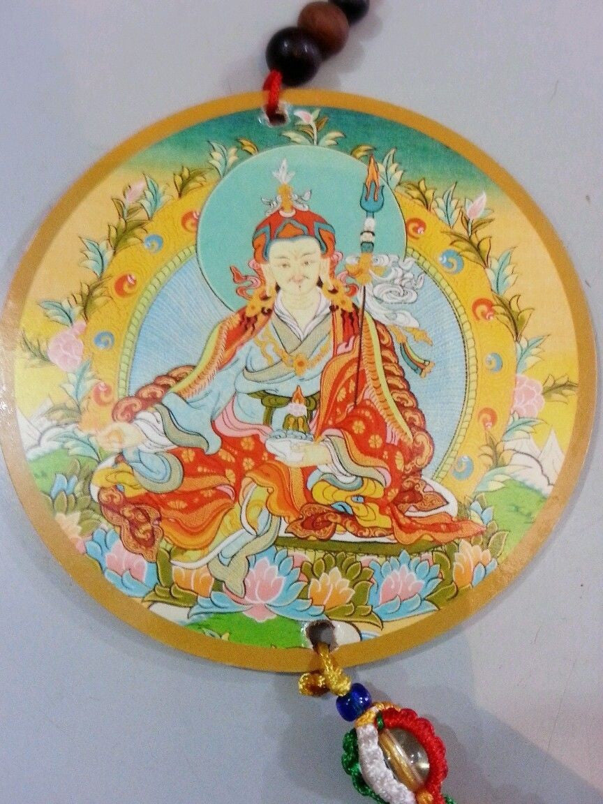 Tibetan buddhism guru rimpoche car / door hanging