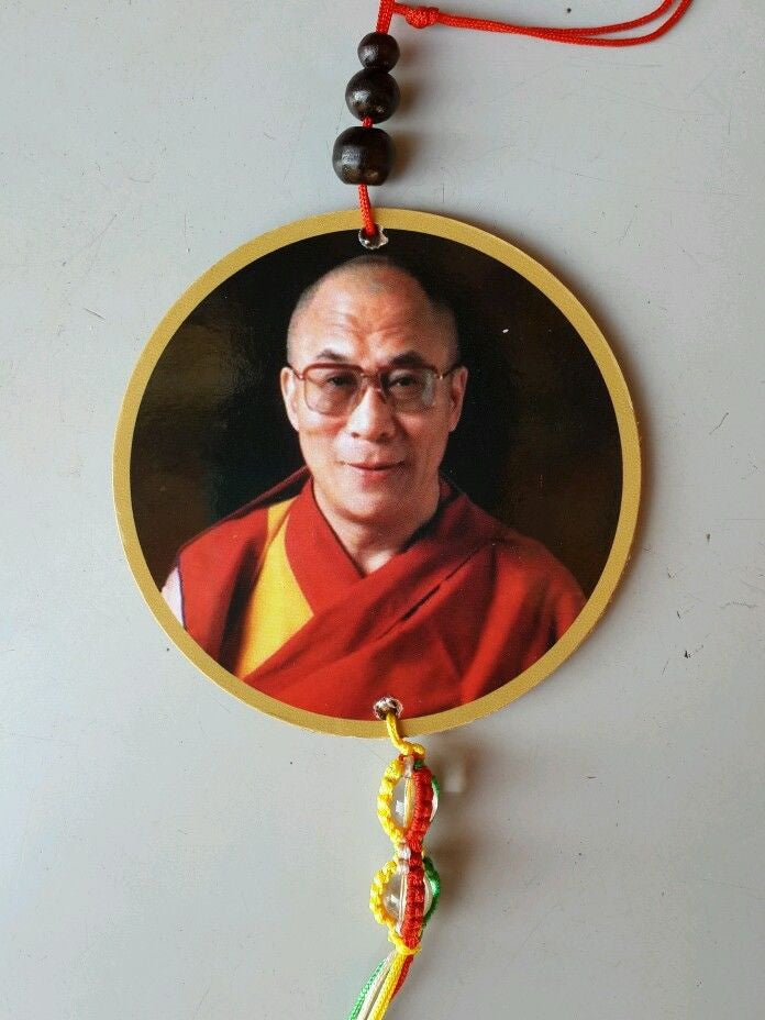 Décoration de voiture / de porte du Dalaï Lama bouddhiste tibétain