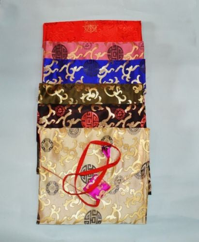 Tibetan Buddhism Silk Brocade Medium Size Dharma Book cover / Text Cover