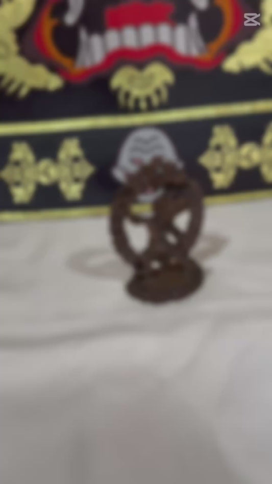 Nepalese handmade Vajrapani Chana Dorje Wrathful Tutelary Deity small copper Statue / handmade Nepal